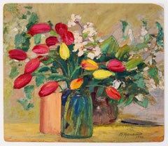 Flowers: Tulips and Narcissus - Kiev Still Life Flowers
