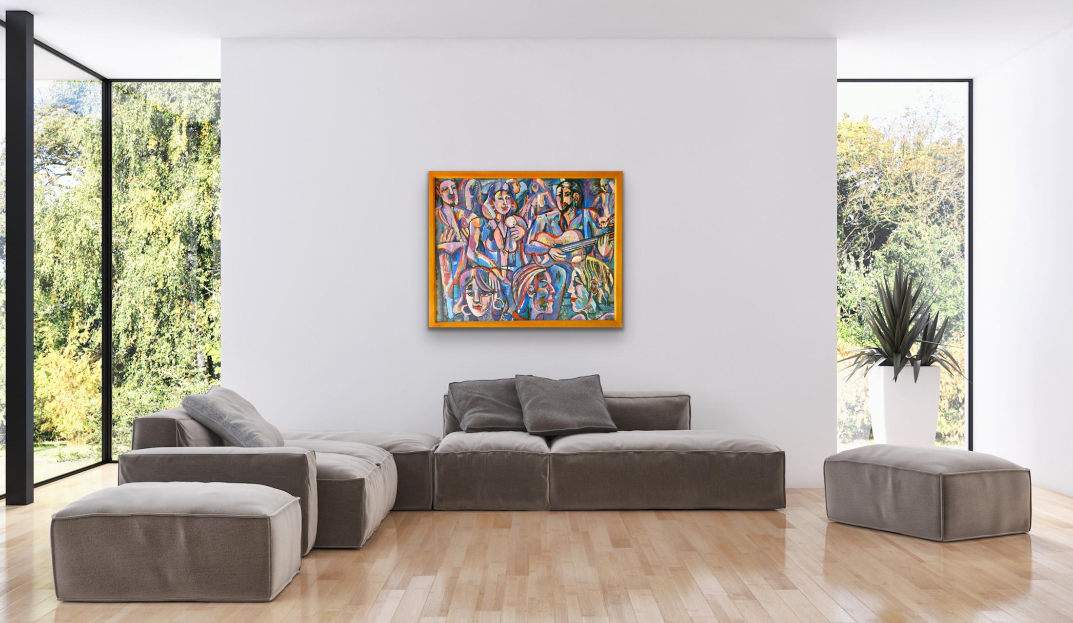 Musicisti a una festa è un dipinto colorato, astratto e surrealista dell'artista armeno Vatche Geuvdjelian, realizzato nel 2022.

Dichiarazione dell'artista 
“𝘛𝘩𝘦𝘳𝘦 𝘢𝘳𝘦 𝘵𝘩𝘳𝘦𝘦 𝘪𝘮𝘱𝘰𝘳𝘵𝘢𝘯𝘵 𝘧𝘢𝘤𝘵𝘰𝘳𝘴 𝘵𝘰 𝘮𝘺 𝘢𝘱𝘱𝘳𝘰𝘢𝘤𝘩