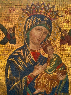 Vatican Micro-Mosaic of "Madonna del Perpetuo Soccorso", 19th Century