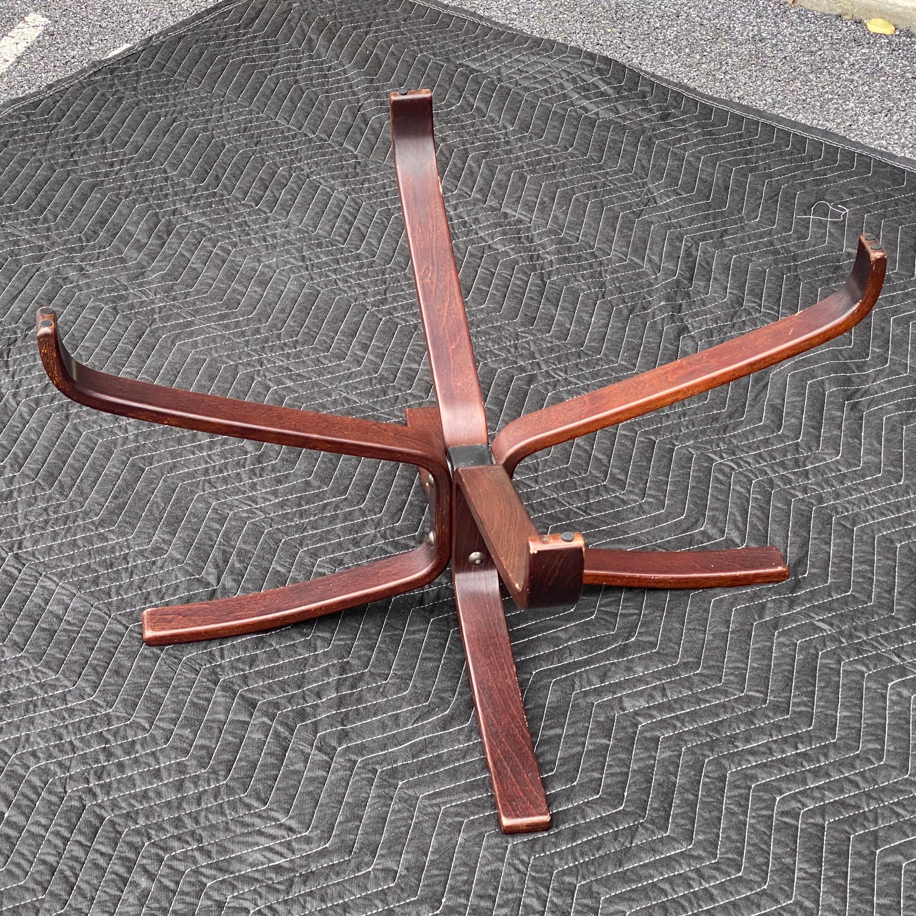 Vatne Mobler “Falcon” Coffee Table Base in rosewood circa 1970. 

Will be shipped disassembled and very easy to assemble with the eight bolts and the Allen wrench which will be included. The listing is for the base only as pictured and can fit a