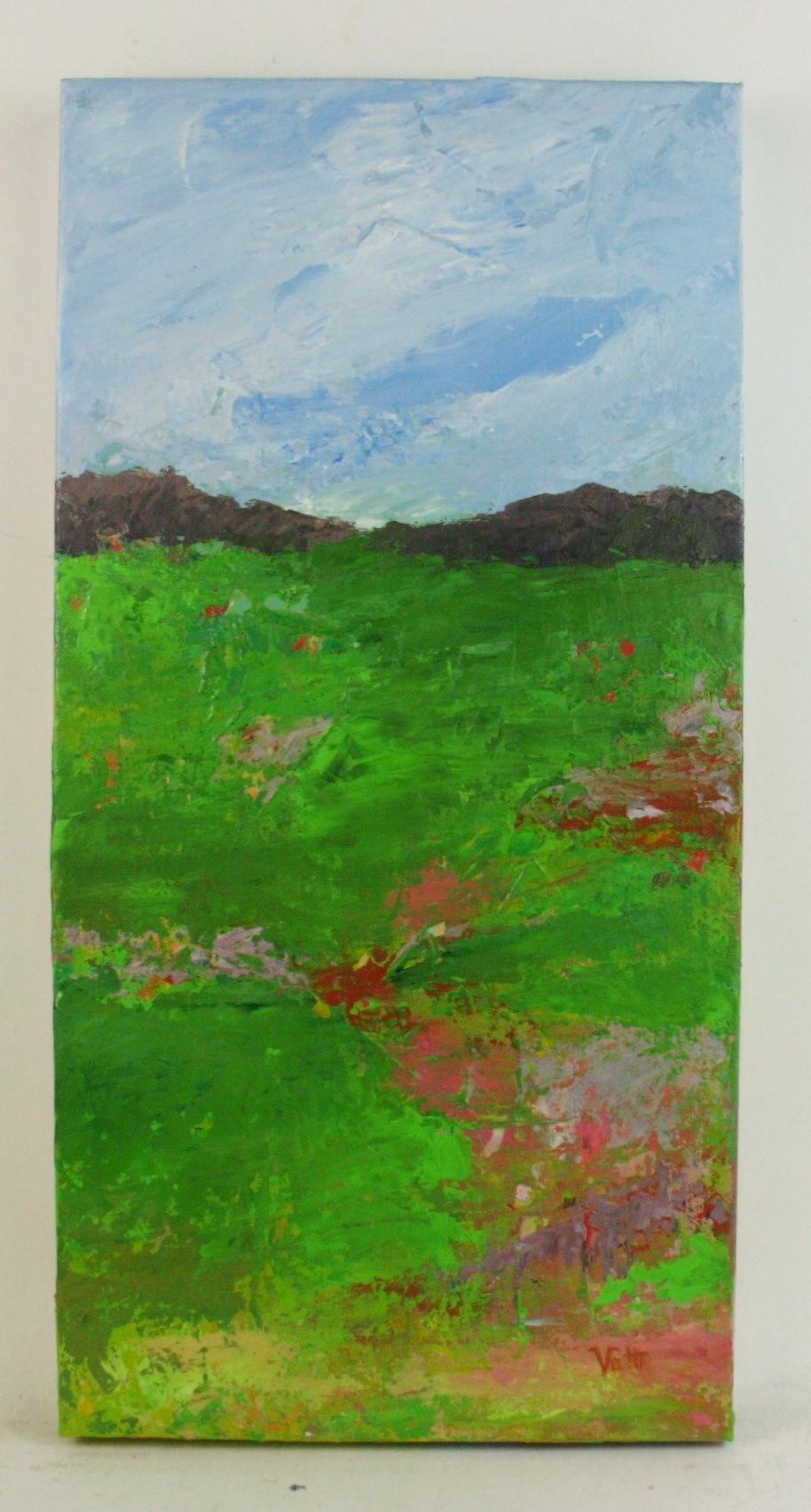 3276 Acrylic impressionist  landscape painting on rapped canvas
No frame needed