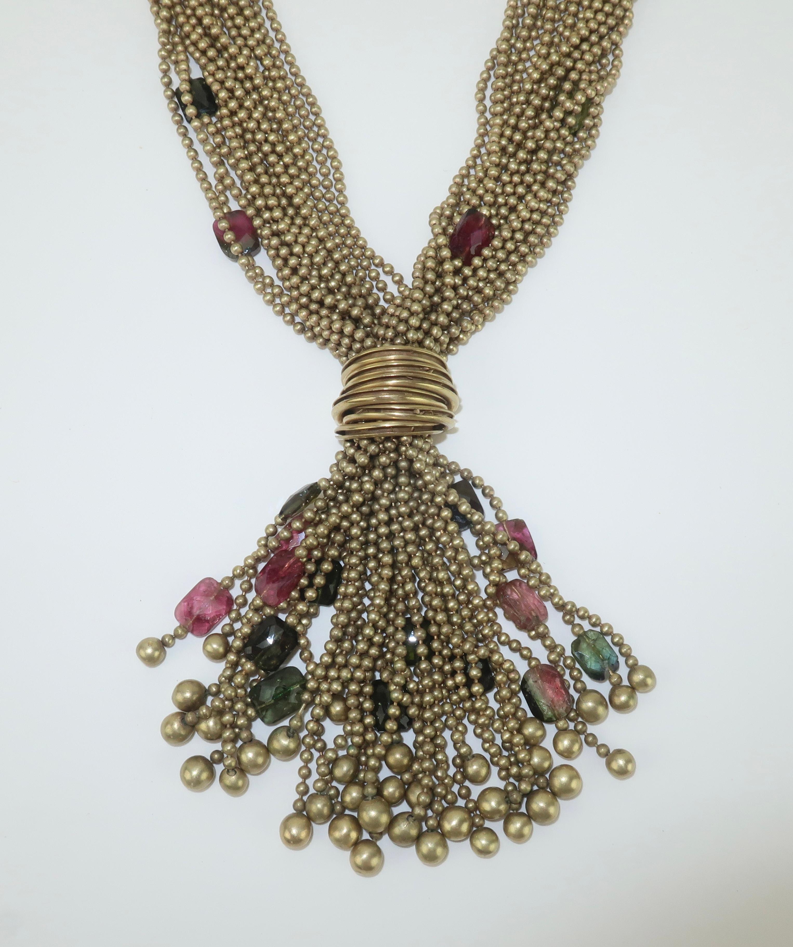 VAUBEL Collar de borlas con cuentas de varios hilos, 2005 Modernista en venta
