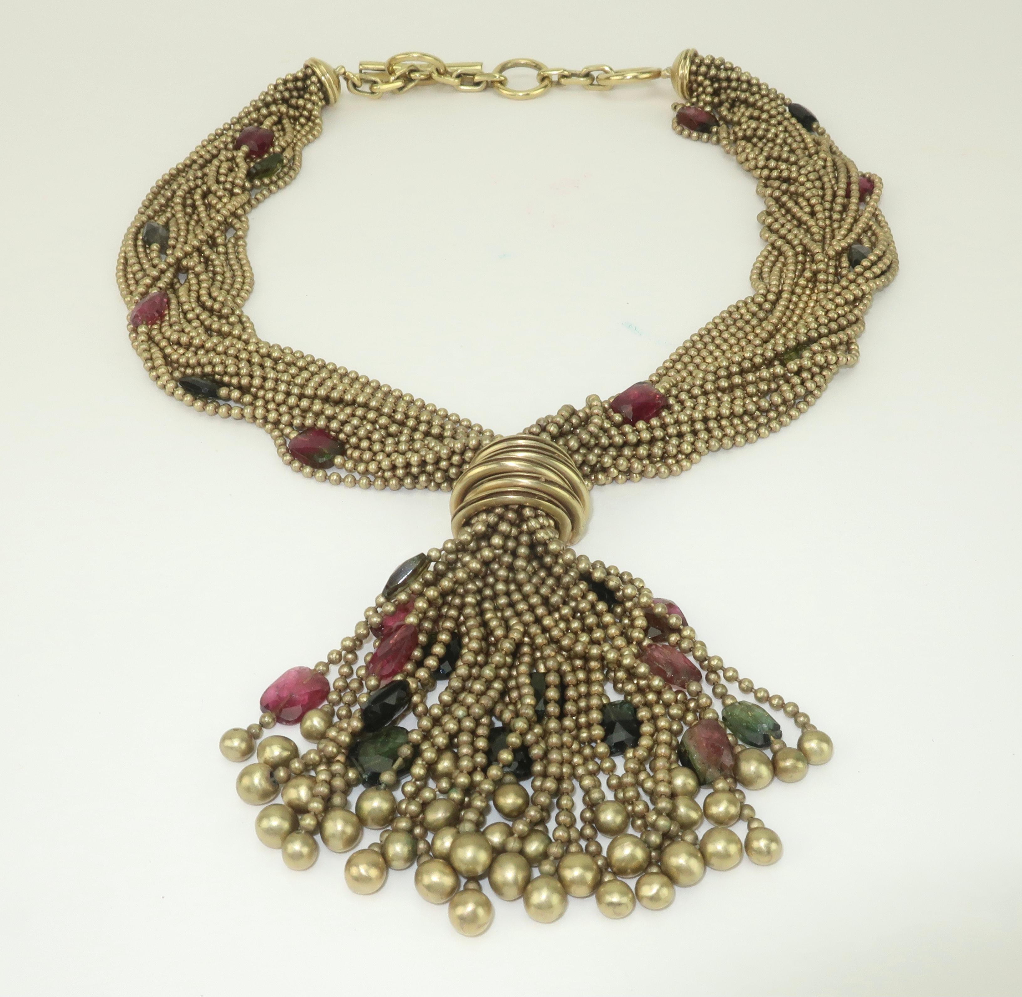 VAUBEL Collar de borlas con cuentas de varios hilos, 2005 en Bueno estado para la venta en Atlanta, GA