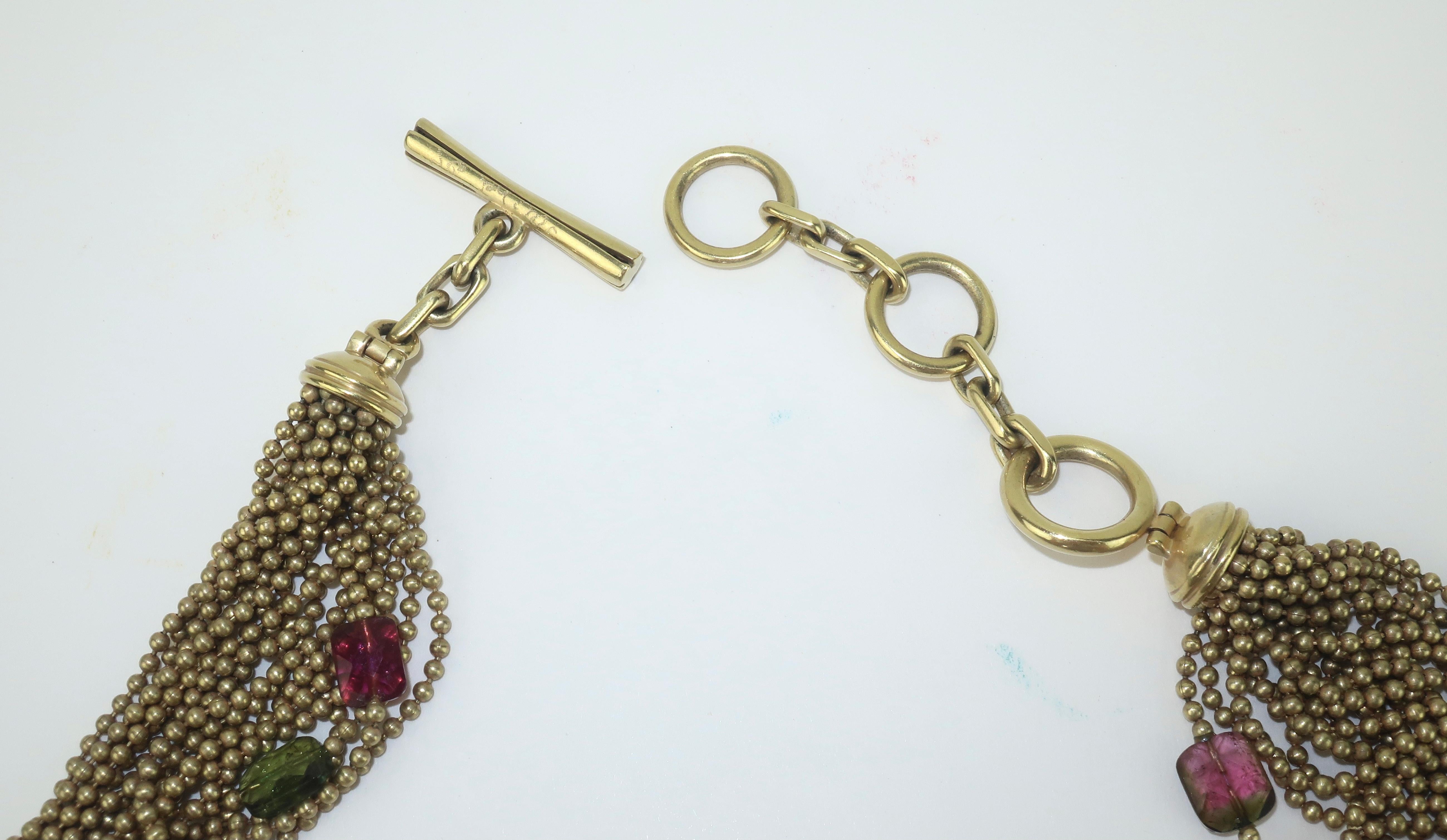 VAUBEL Collar de borlas con cuentas de varios hilos, 2005 en venta 1
