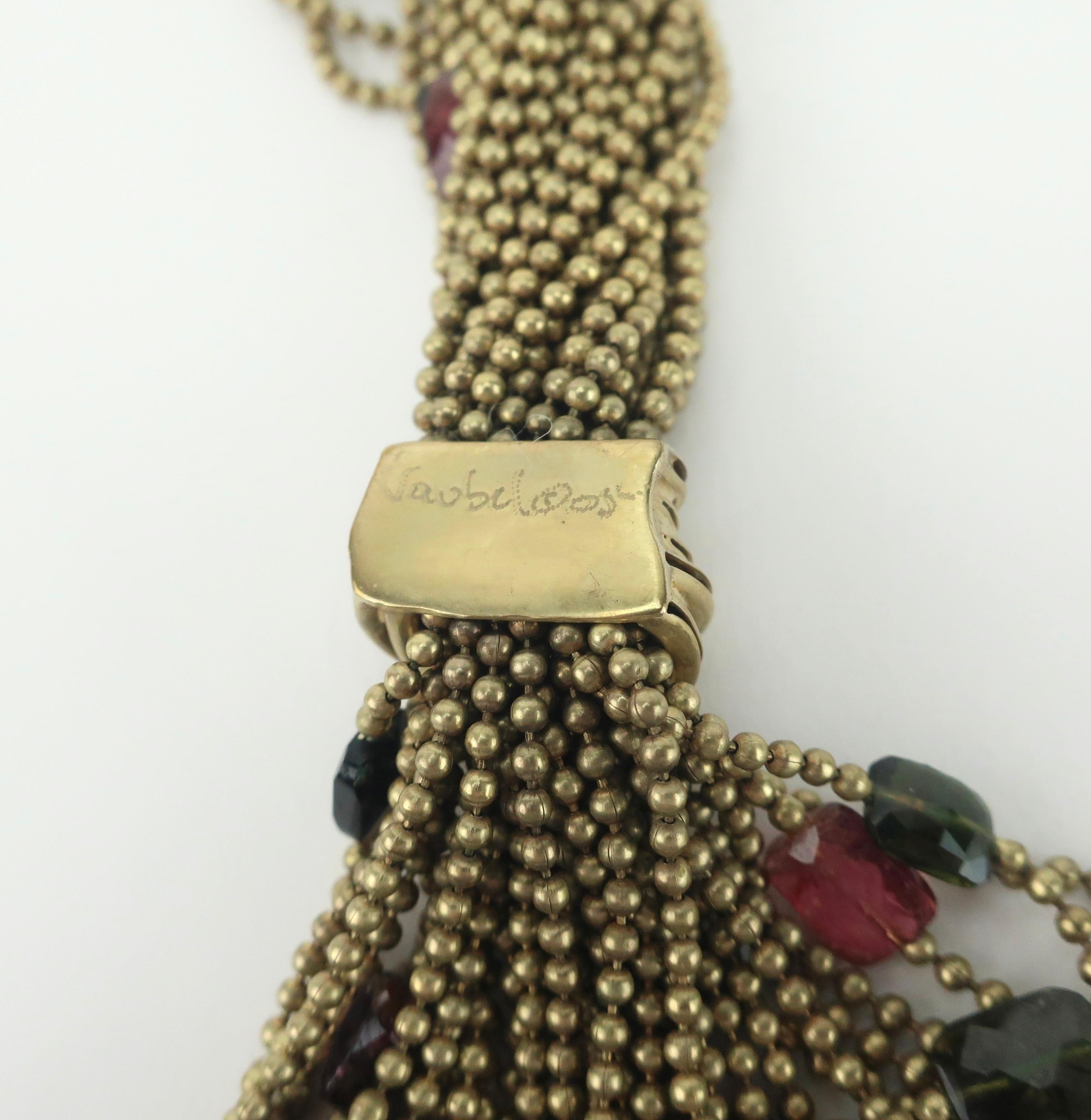 VAUBEL Collar de borlas con cuentas de varios hilos, 2005 en venta 2