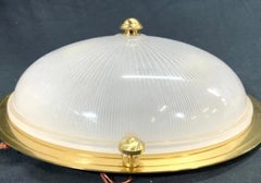 Vaughan Regency Einbaubeleuchtung aus Messing mit Sternglas und Kristall