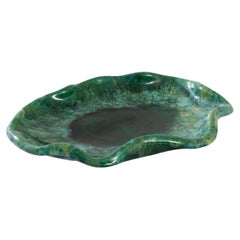 Vaullaris Green Ceramic Plate