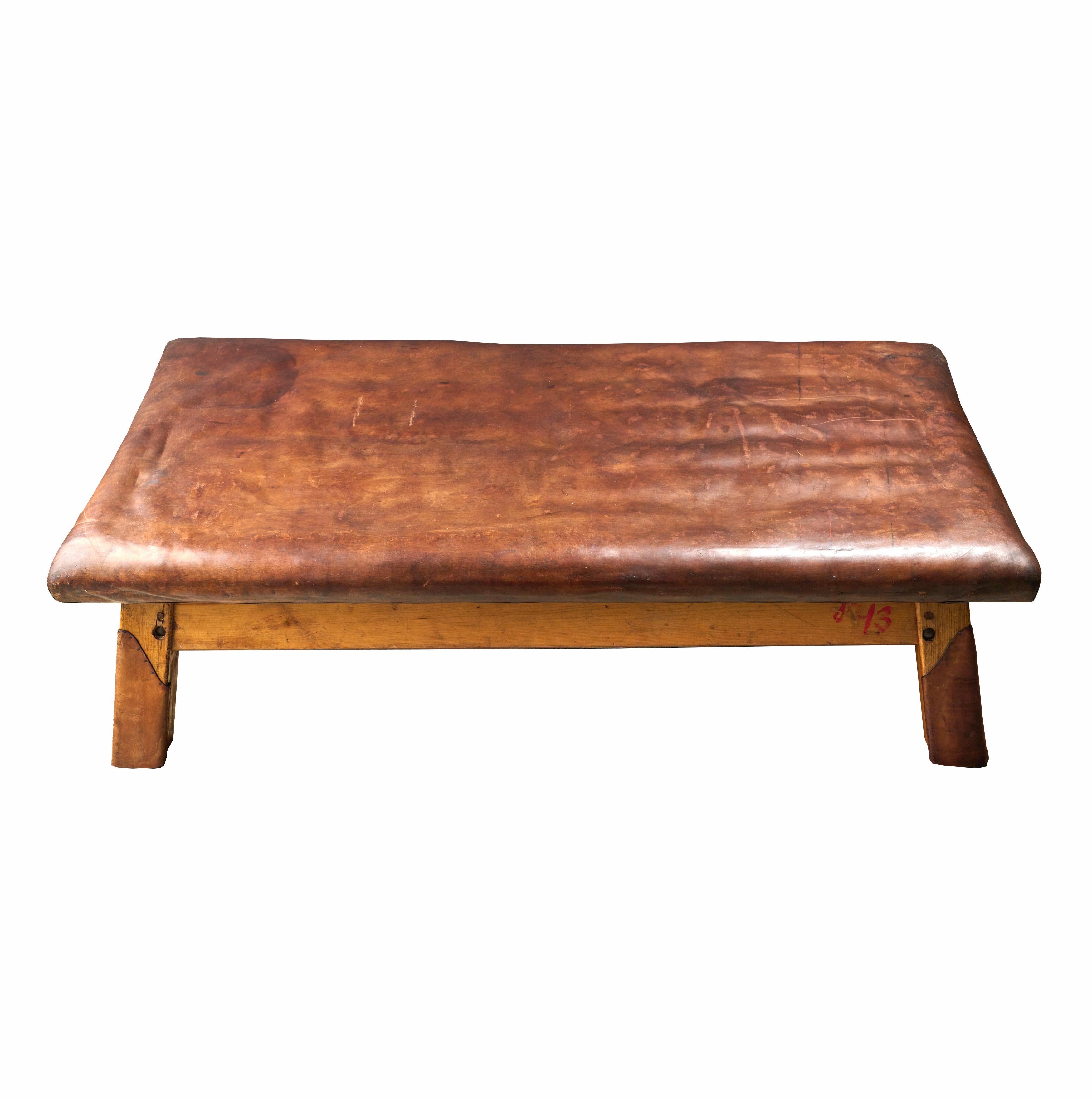 Leather Vaulting Horse Bench/Table For Sale