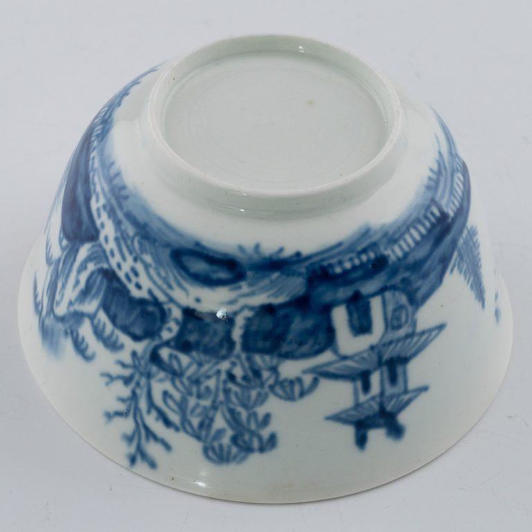 Vauxhall Porcelain Tea Bowl and Saucer 1755-60 7