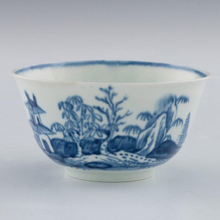 Vauxhall Porcelain Tea Bowl and Saucer 1755-60 1