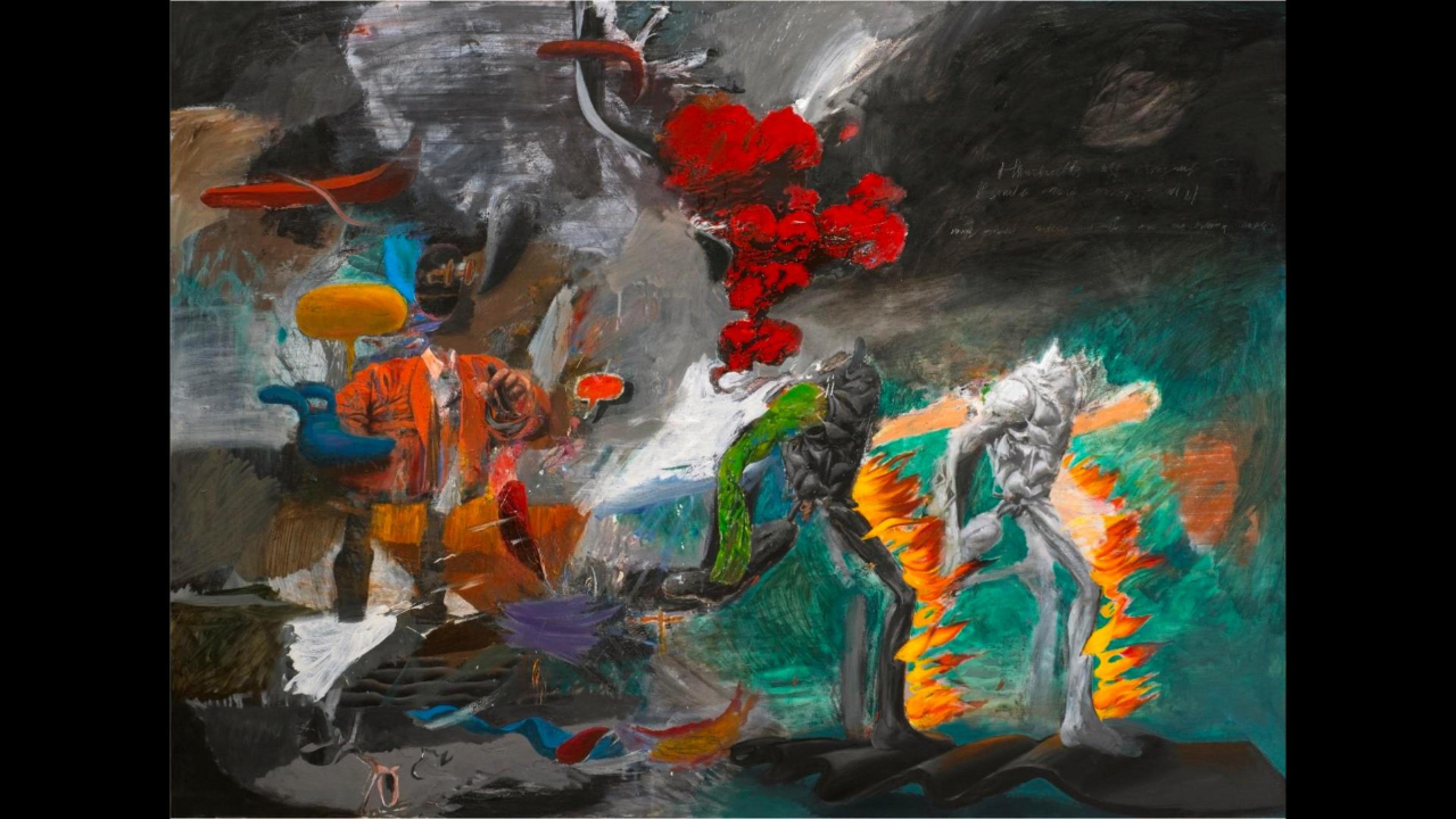 Flucht – Painting von Vav Hakobyan