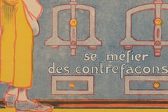 Vavasseur, Original-Vintage-Poster, Culinary-Keramik von Vallauris Küche, 1920