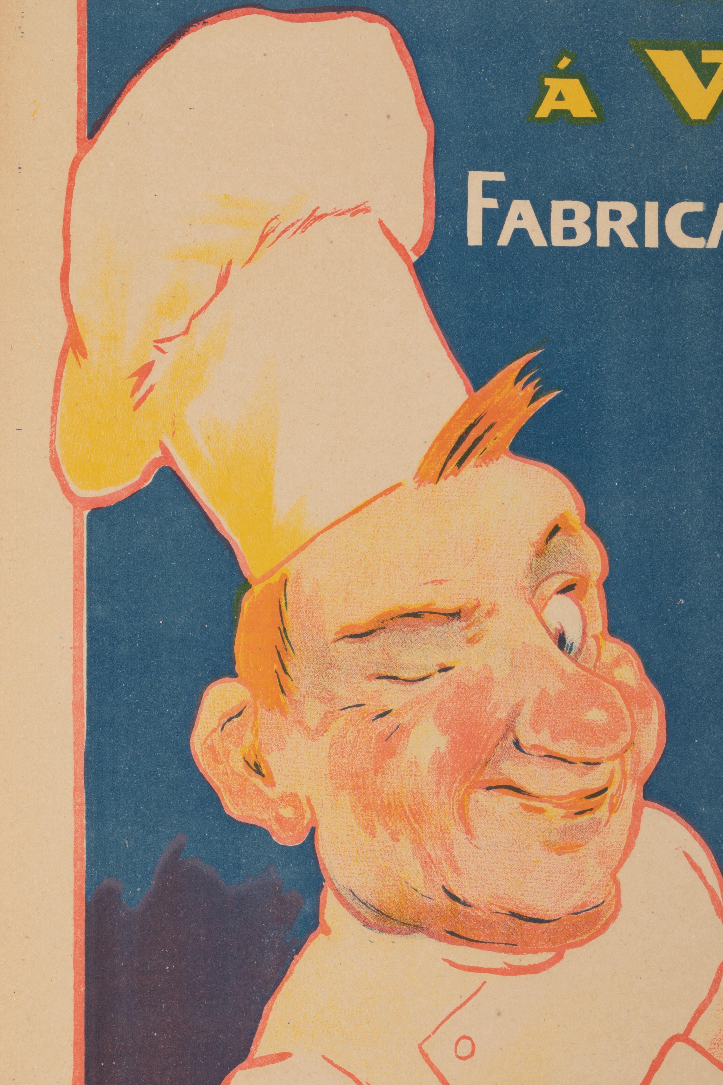 Vavasseur, affiche vintage originale, cuisines culinaire de Vallauris 1920 Bon état - En vente à SAINT-OUEN-SUR-SEINE, FR