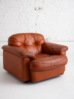Vavassori "Original Arizona" Lounge Chair in Cognac Leather