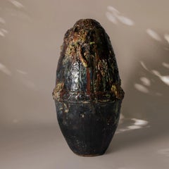 Vaza Sabi Ceramic Jar by Makhno