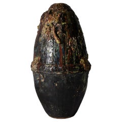 Vaza Sabi Ceramic Jar by Makhno