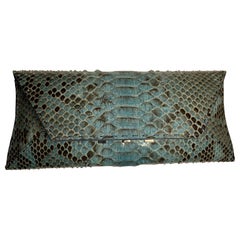 VBH Blue Python Skin Limited Edition Stretch Bag