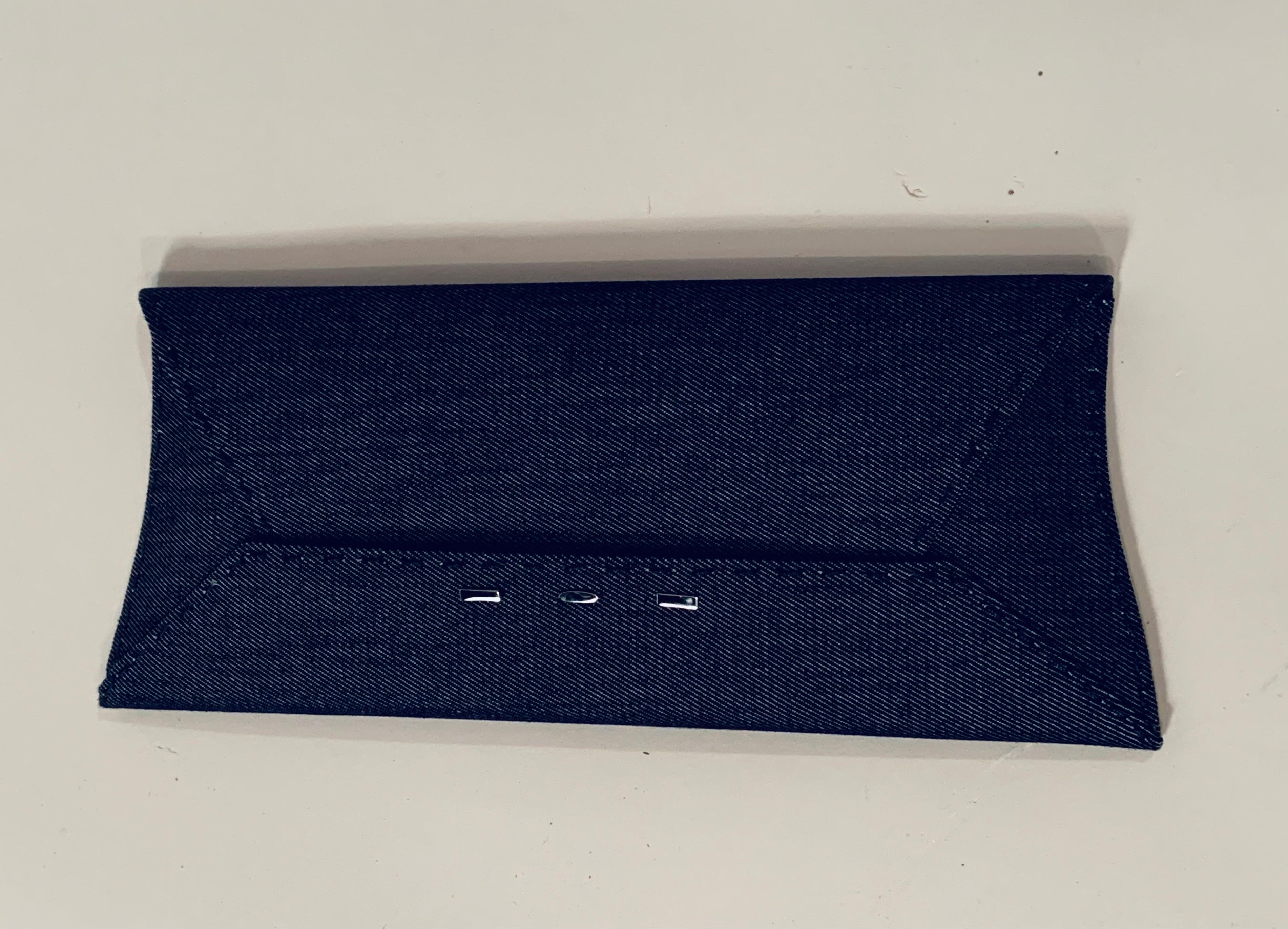 Black VBH Dark Blue Denim Limited Edition Stretch Bag