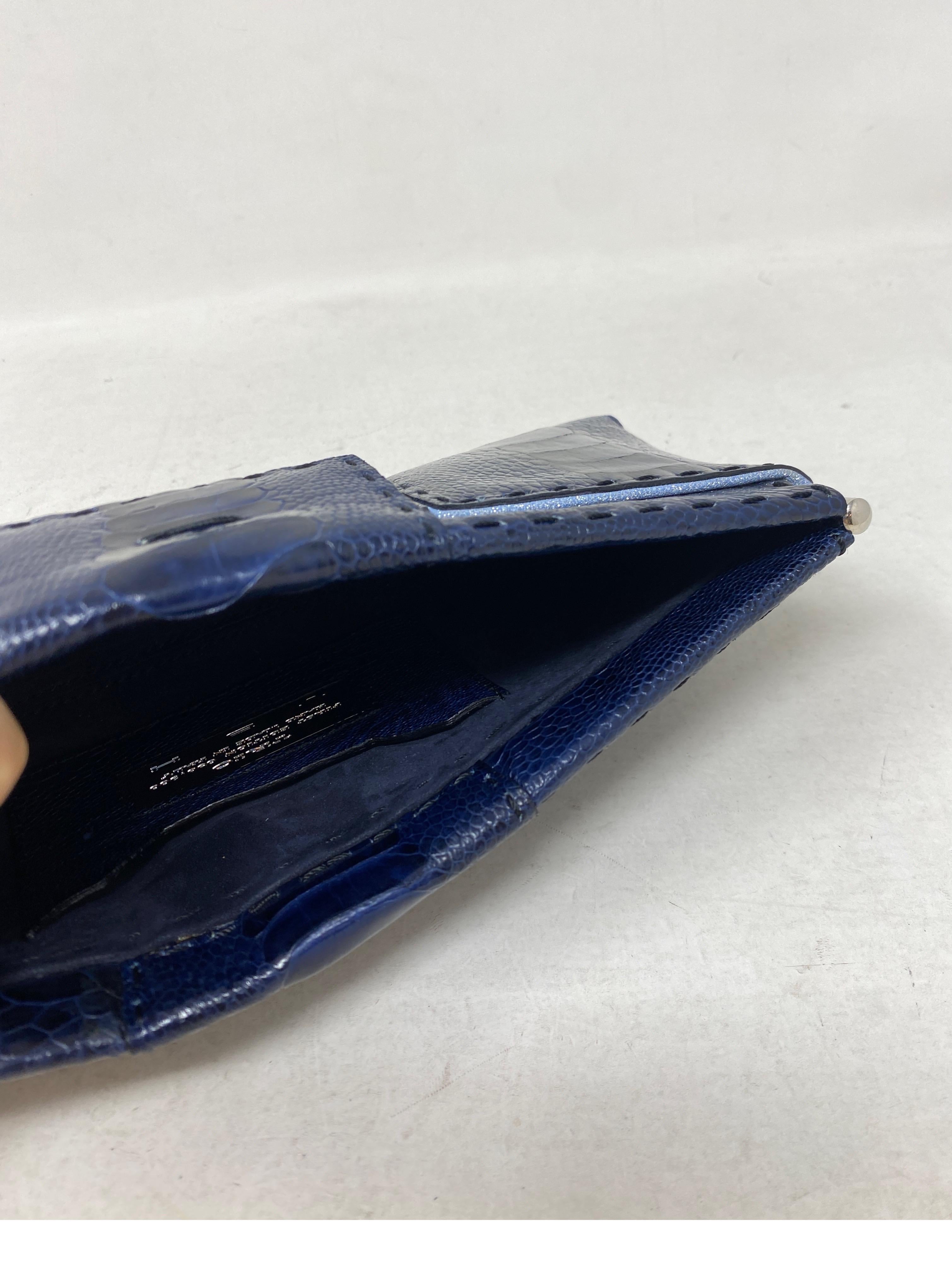VBH Exotic Alligator Clutch Bag 9