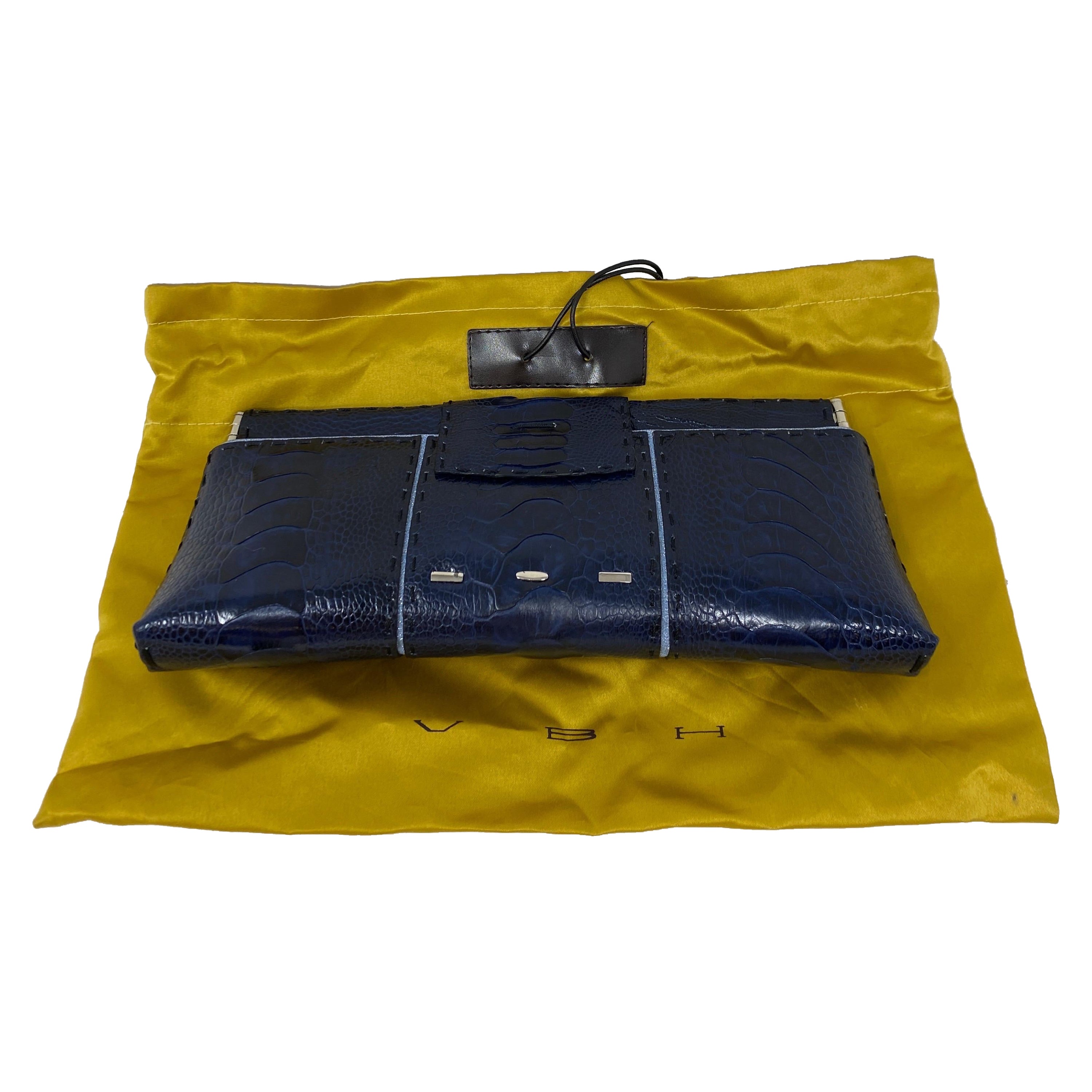 VBH Exotic Alligator Clutch Bag