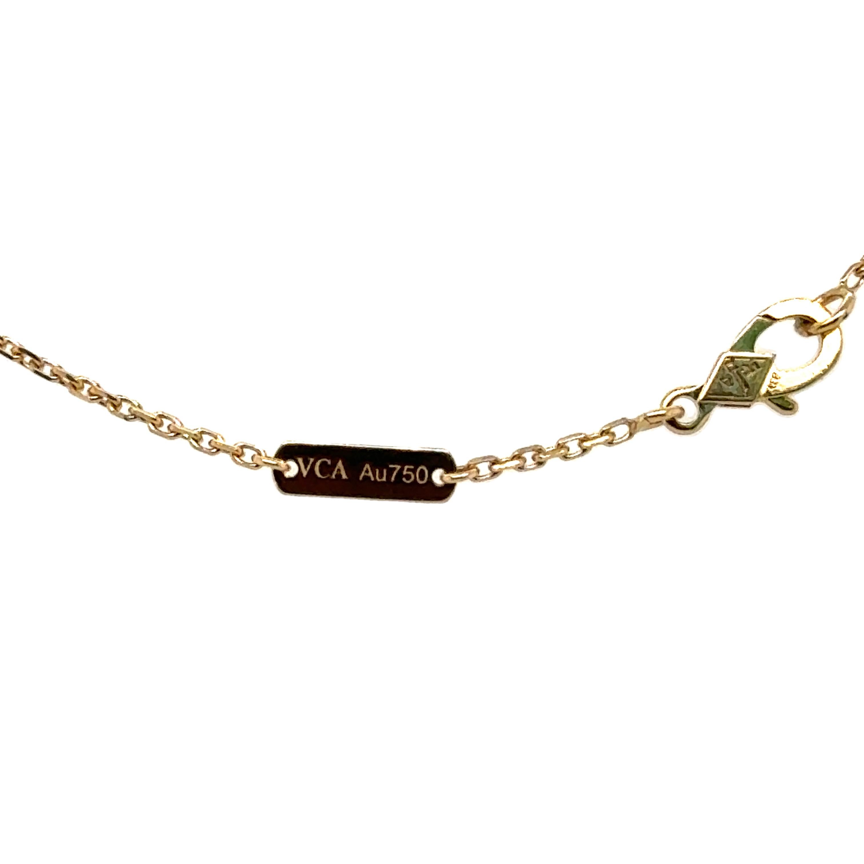 blue van cleef necklace