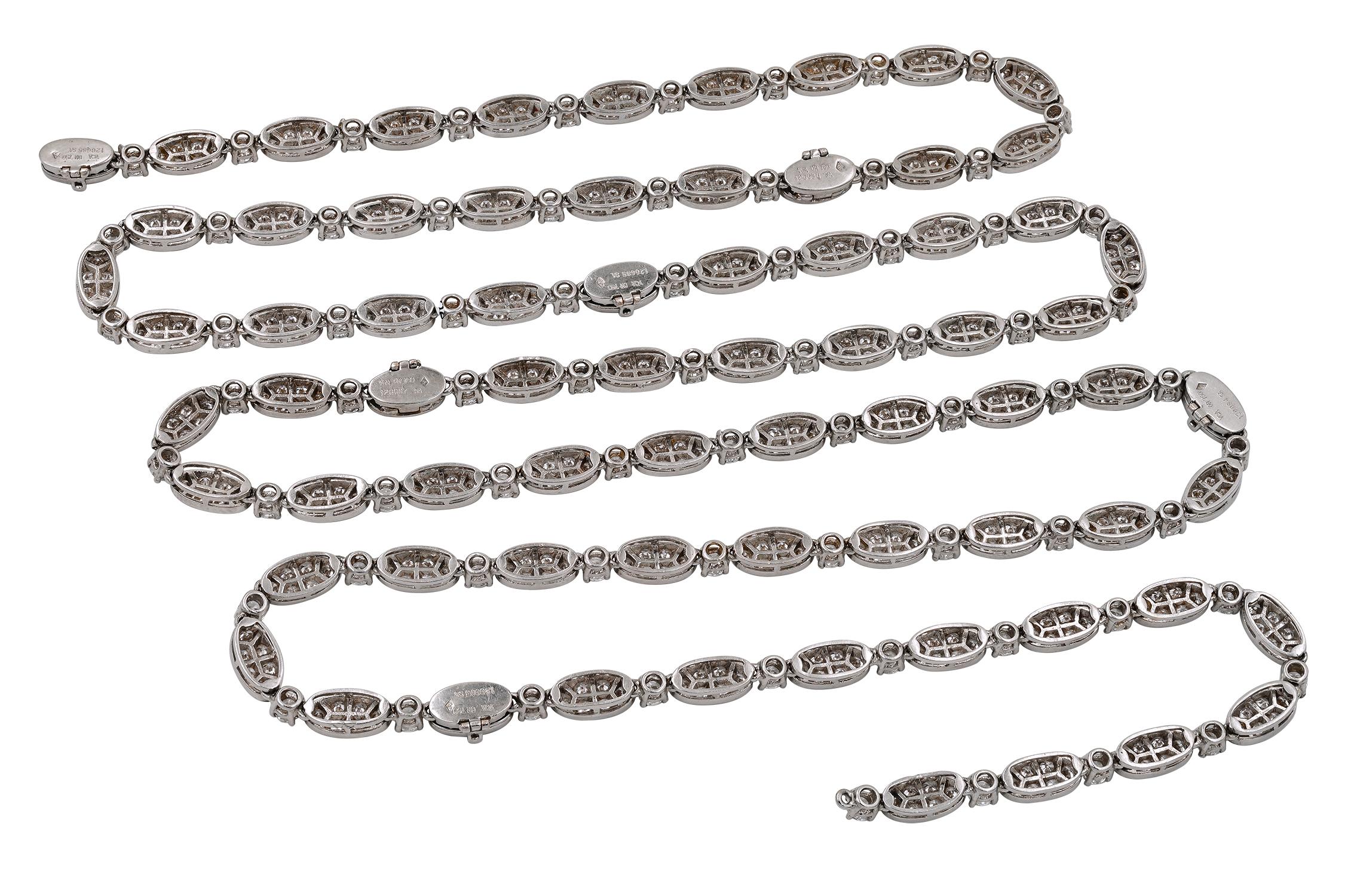 VCA-Diamant-Halskette im Zustand „Hervorragend“ im Angebot in New York, NY