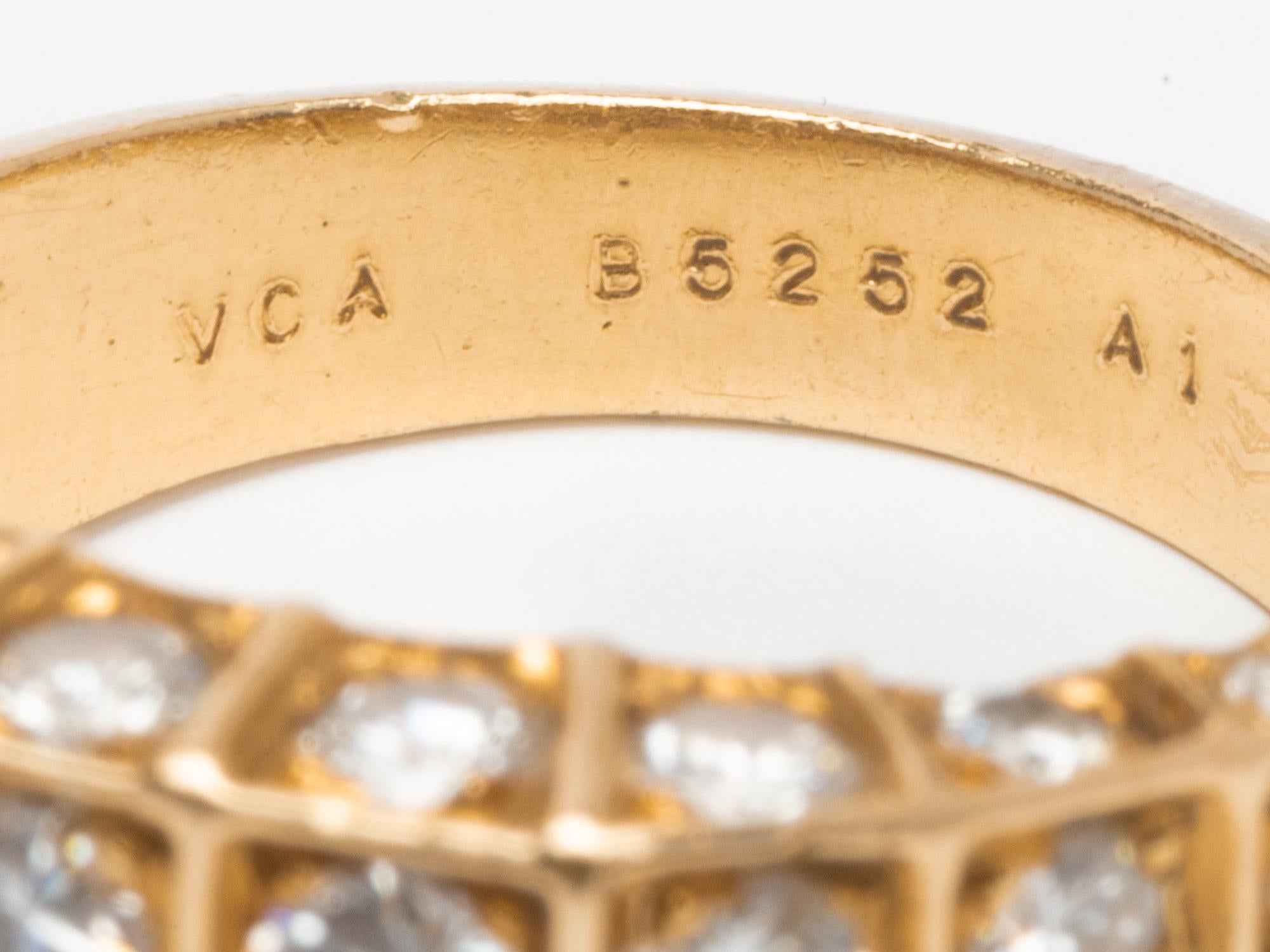 AVC  Anillo de diamantes Four Row en venta 3