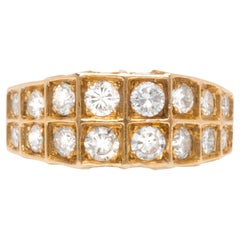 VCA  Four Row Diamond Ring