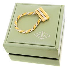 VCA Gold Key Ring 18k c1970s France