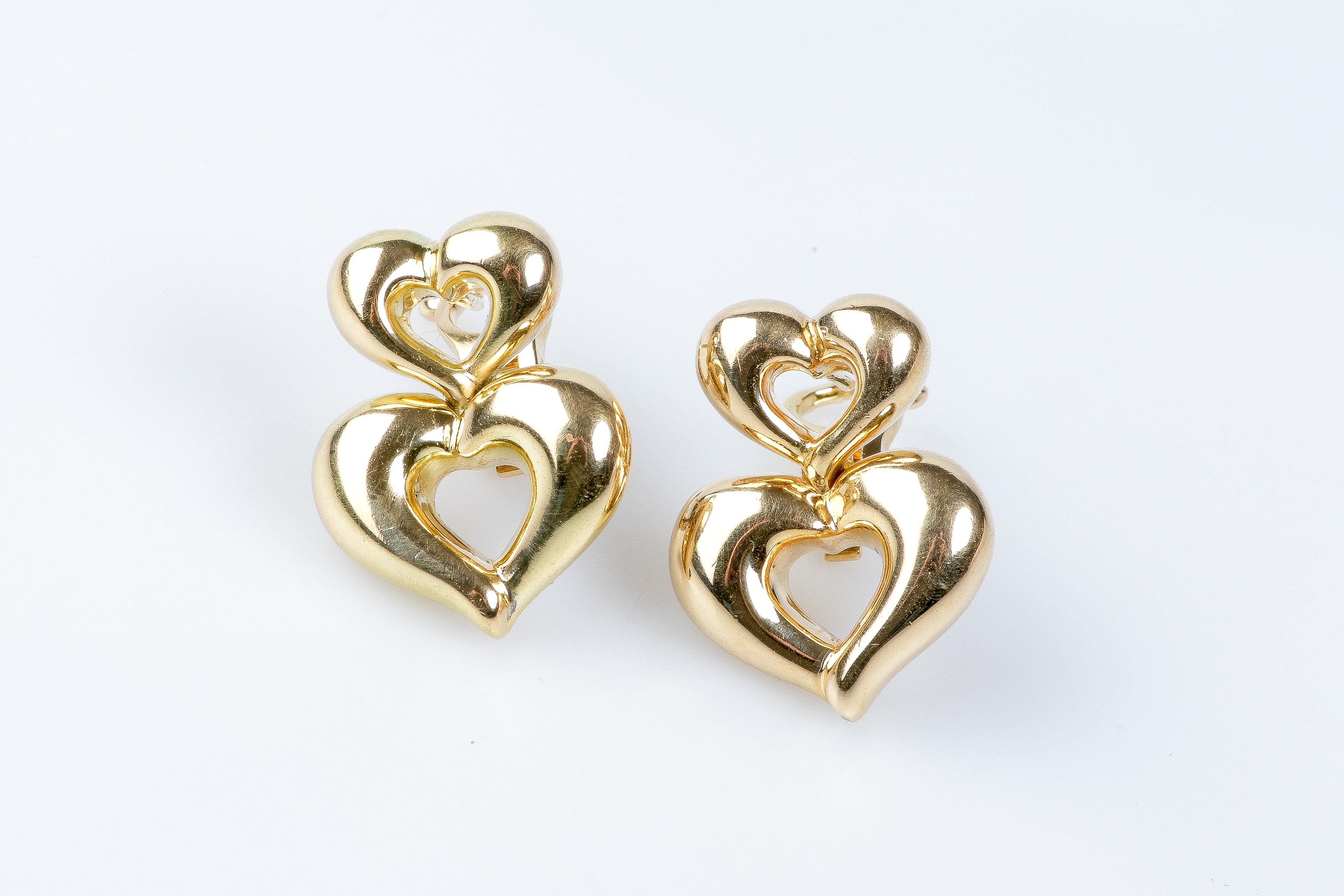 vca heart earrings