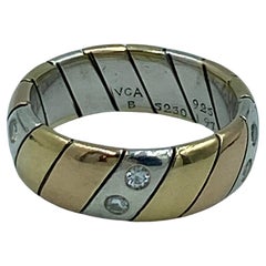 VCA Verlobungsring aus Silber, Gelb- und Roségold mit Diamanten