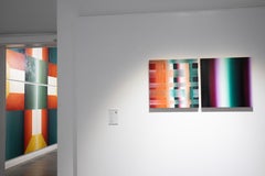 SW5 - Blur & Grid - 21st Century, Oil painting, Geometric Abstraction