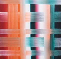 SW5 - Sfumatura e griglia - 21° secolo, Pittura a olio, Astrazione geometrica