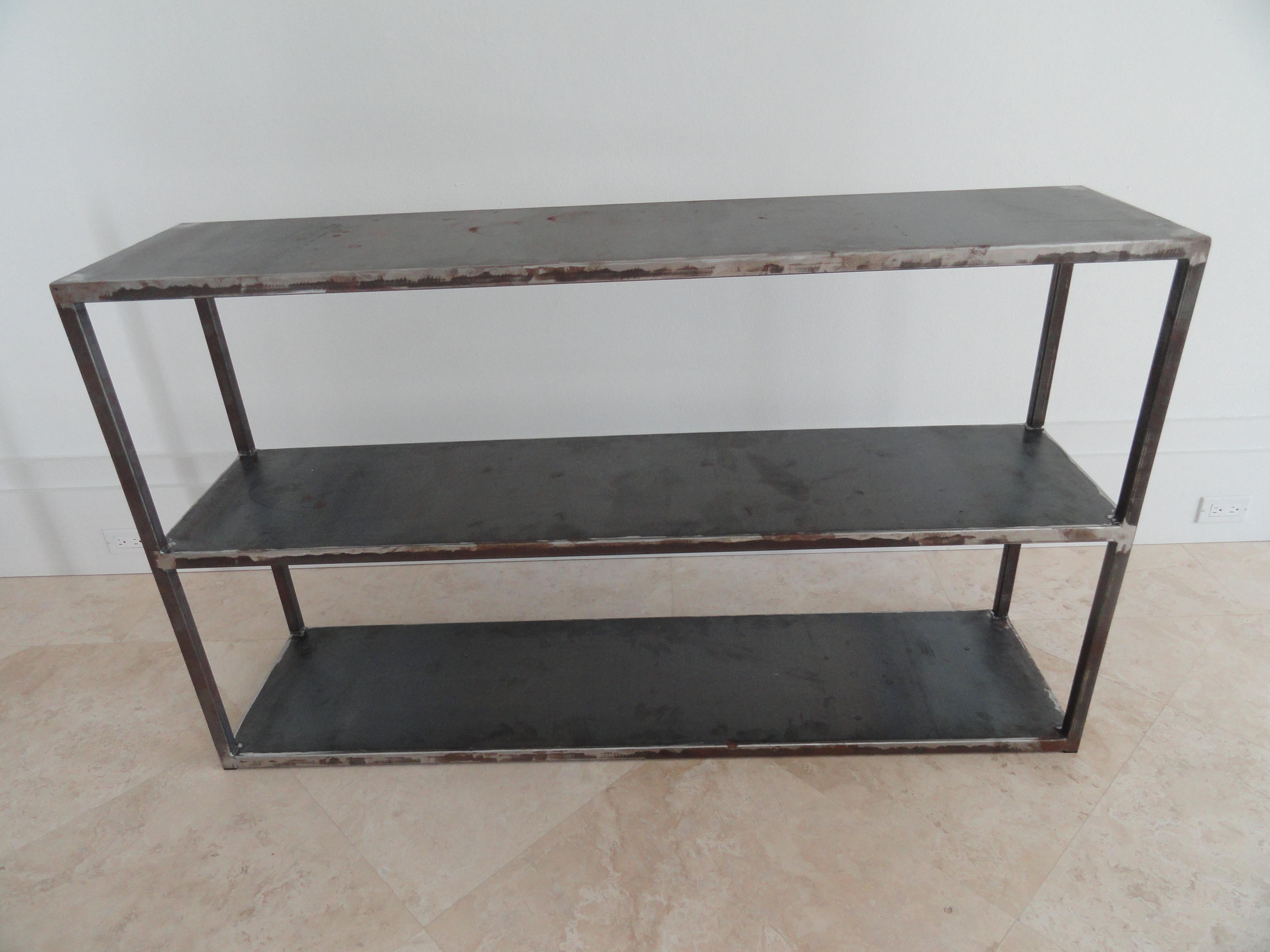 Industrial VDT Three-Tier Metal Table For Sale