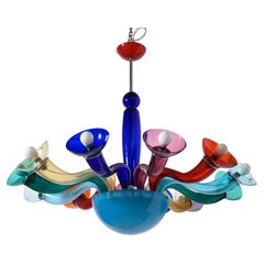 Ve-Art Grande lampadario in vetro di Murano stile Memphis di Orni Halloween, Model No.