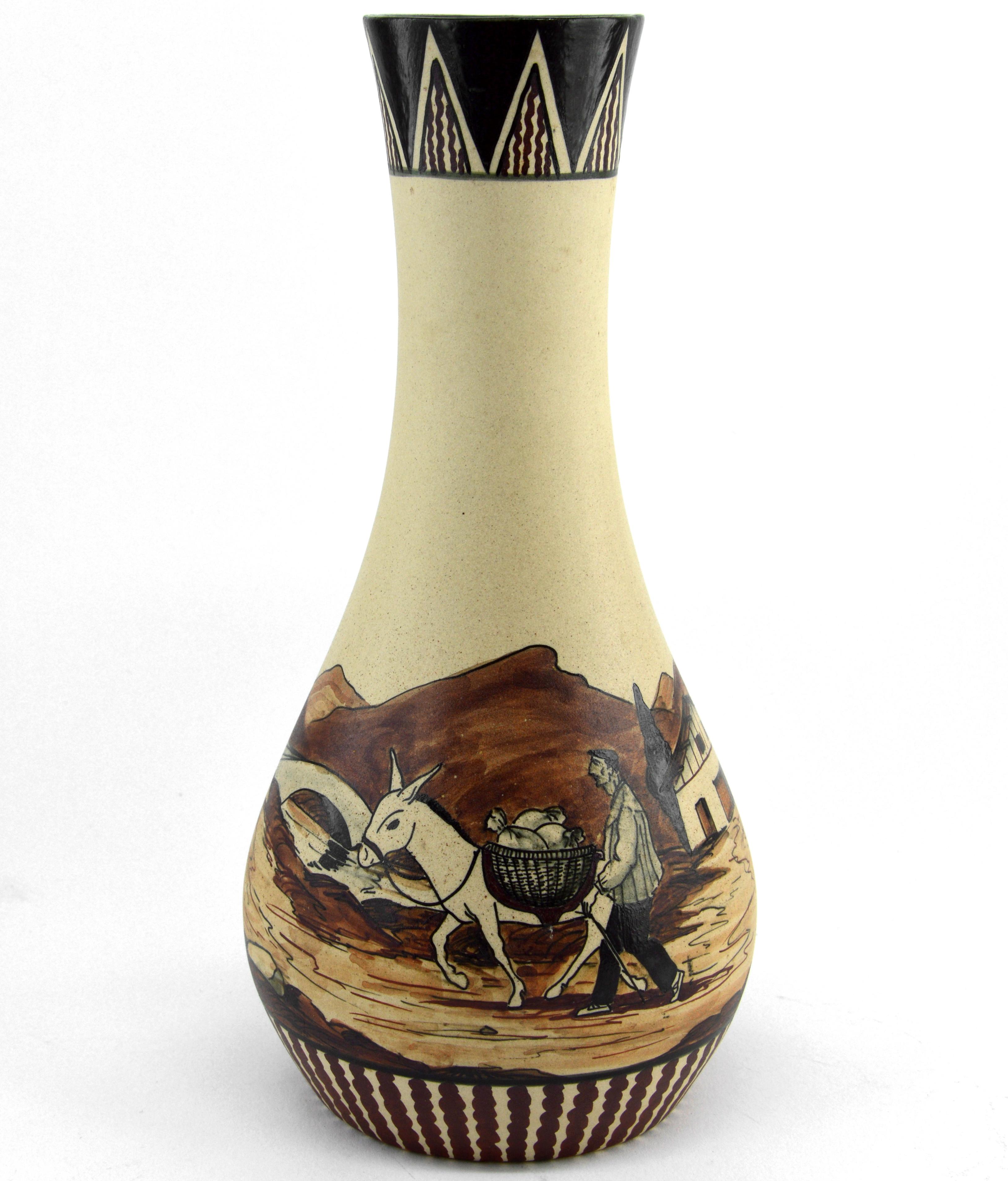 French Ve Ciboure Pair of Vases by Richard Le Corrone, Late 1940s