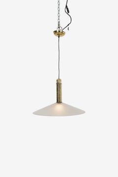 VeArt Brass and Murano Glass Chandelier