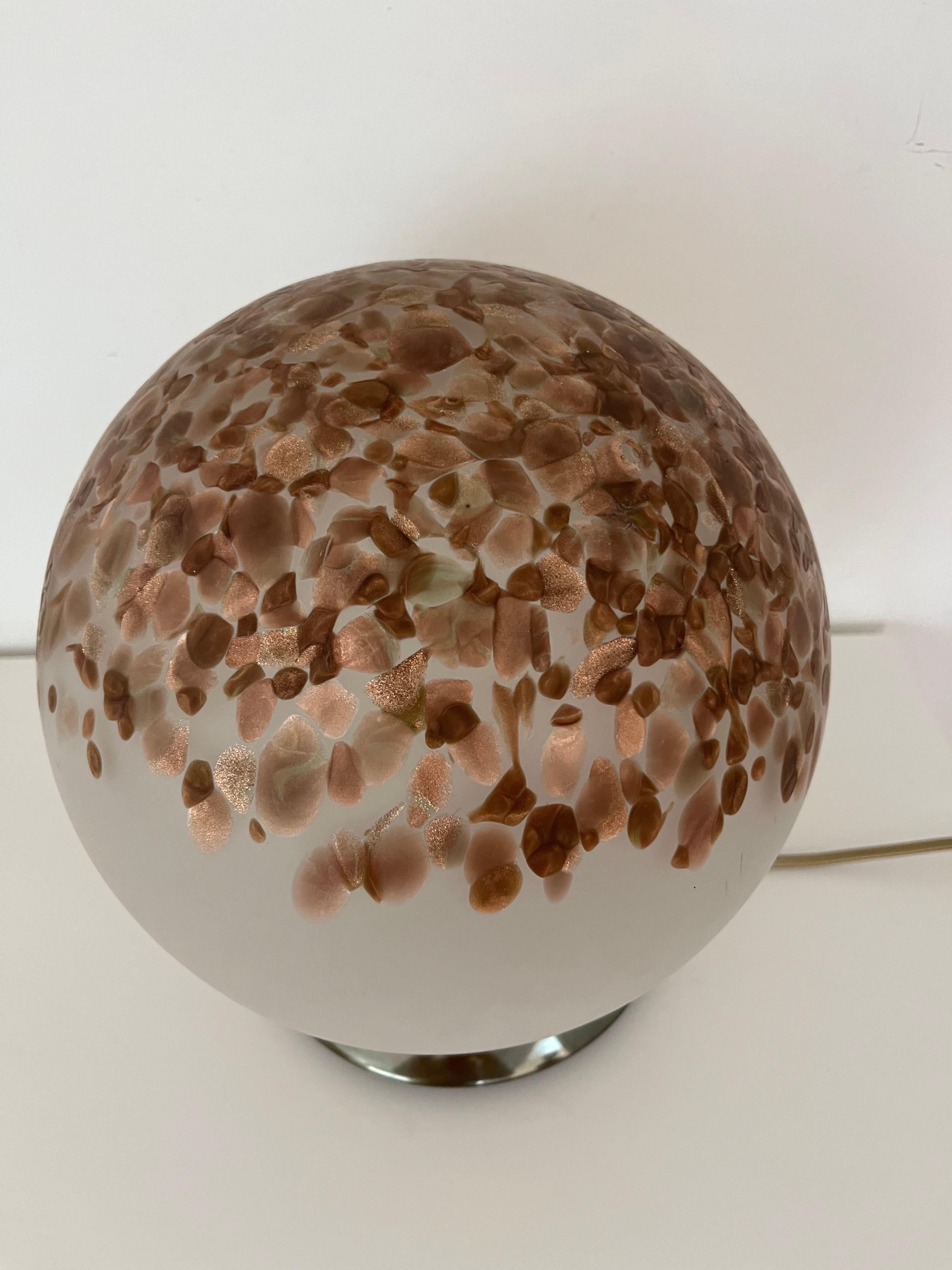 Mid-20th Century Veart Lampada a sfera di Murano Vintage 1960 -Lighting- For Sale
