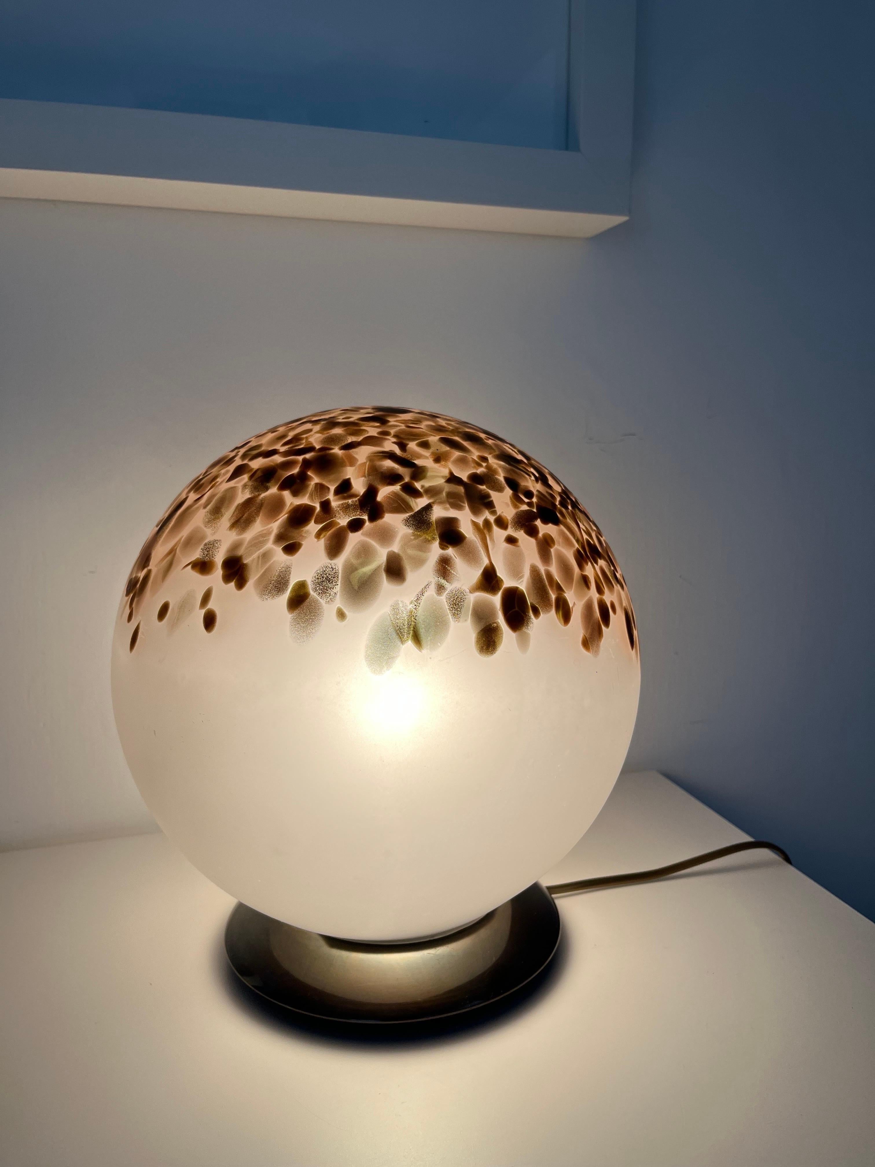 Veart Lampada a sfera di Murano Vintage 1960 -Lighting- For Sale 1