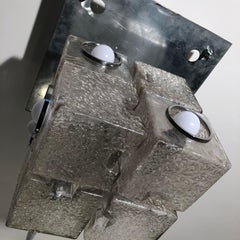 VeArt Murano Glass Cube Chandelier by Toni Zuccheri. Italy 1970s