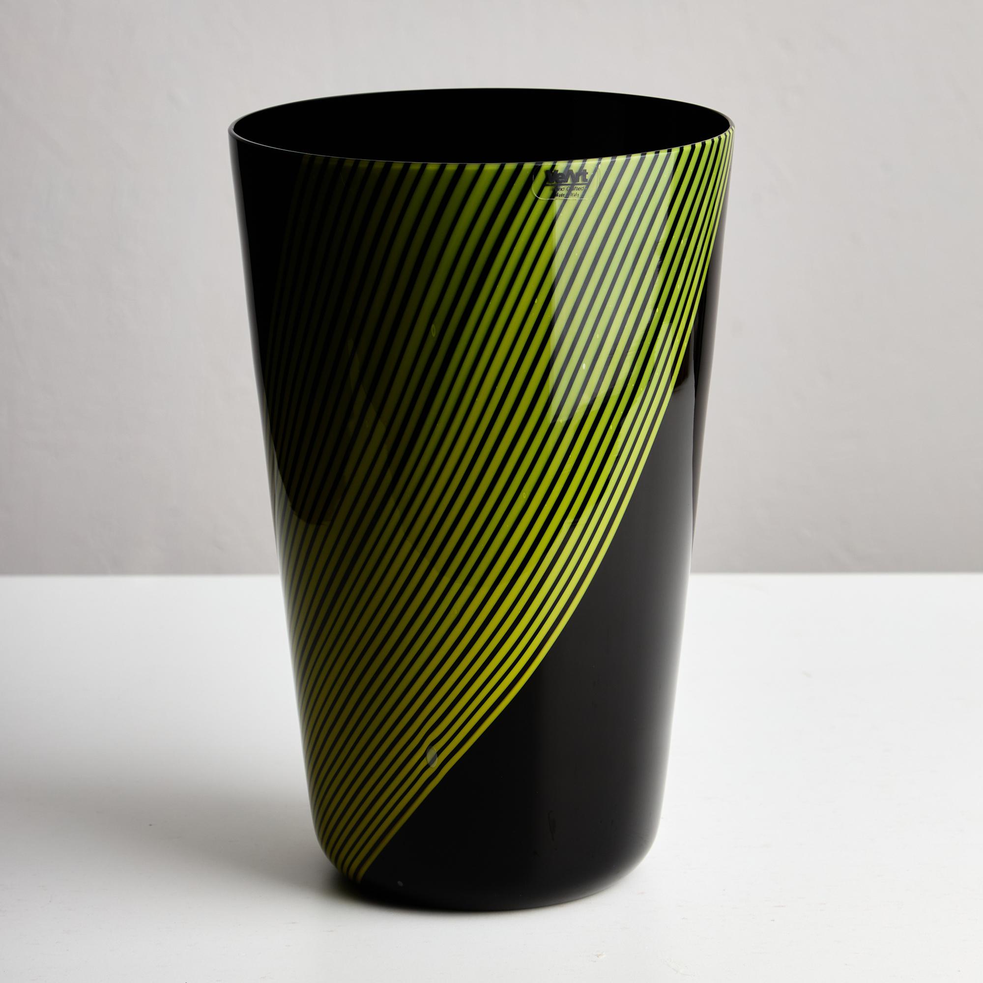 Italiano Vaso in vetro di Murano VeArt, 1984 in vendita