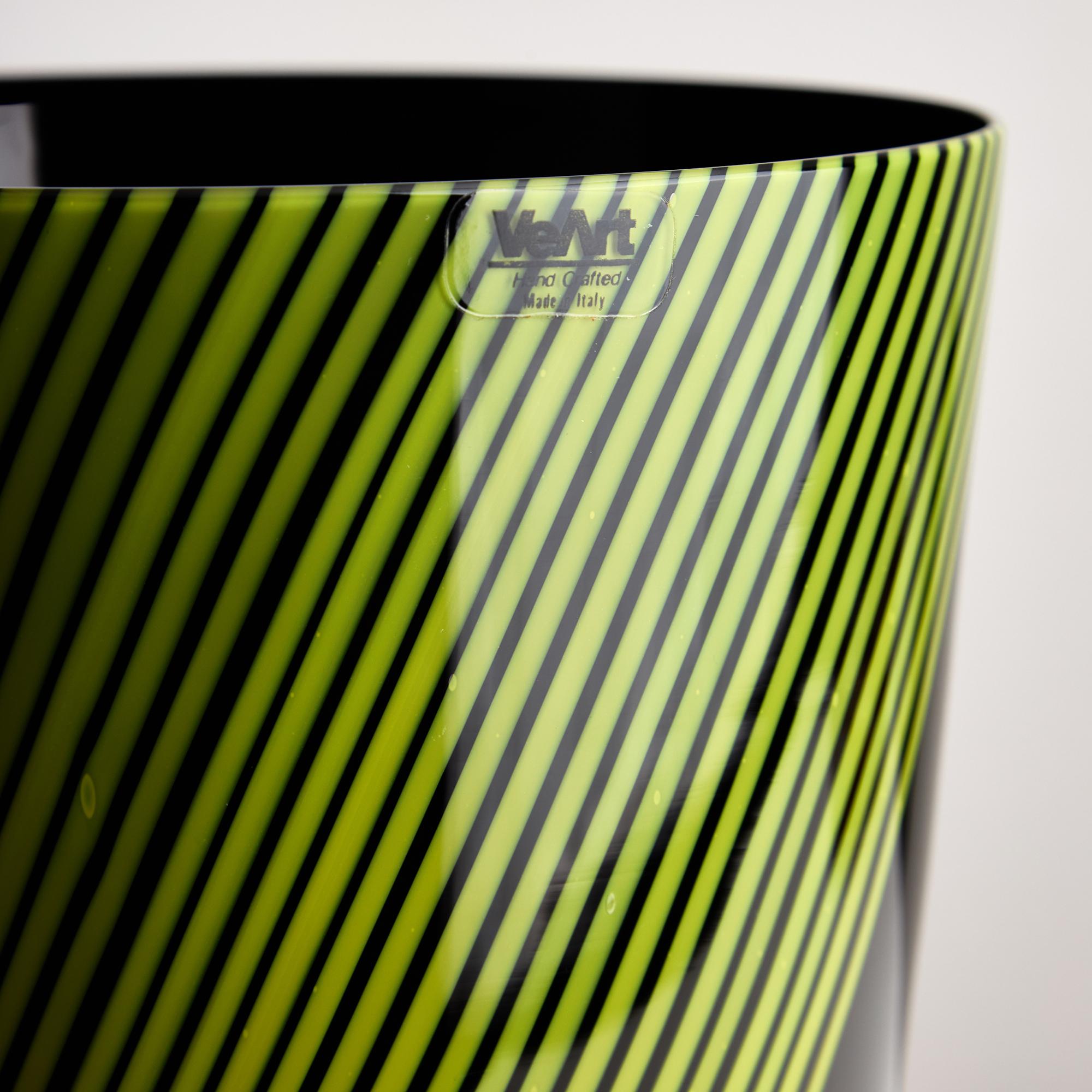 Vaso in vetro di Murano VeArt, 1984 In condizioni buone in vendita a Budapest, HU