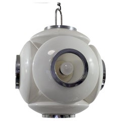 VeArt Space Age Globe Lampadario Design Modernariato 1970's