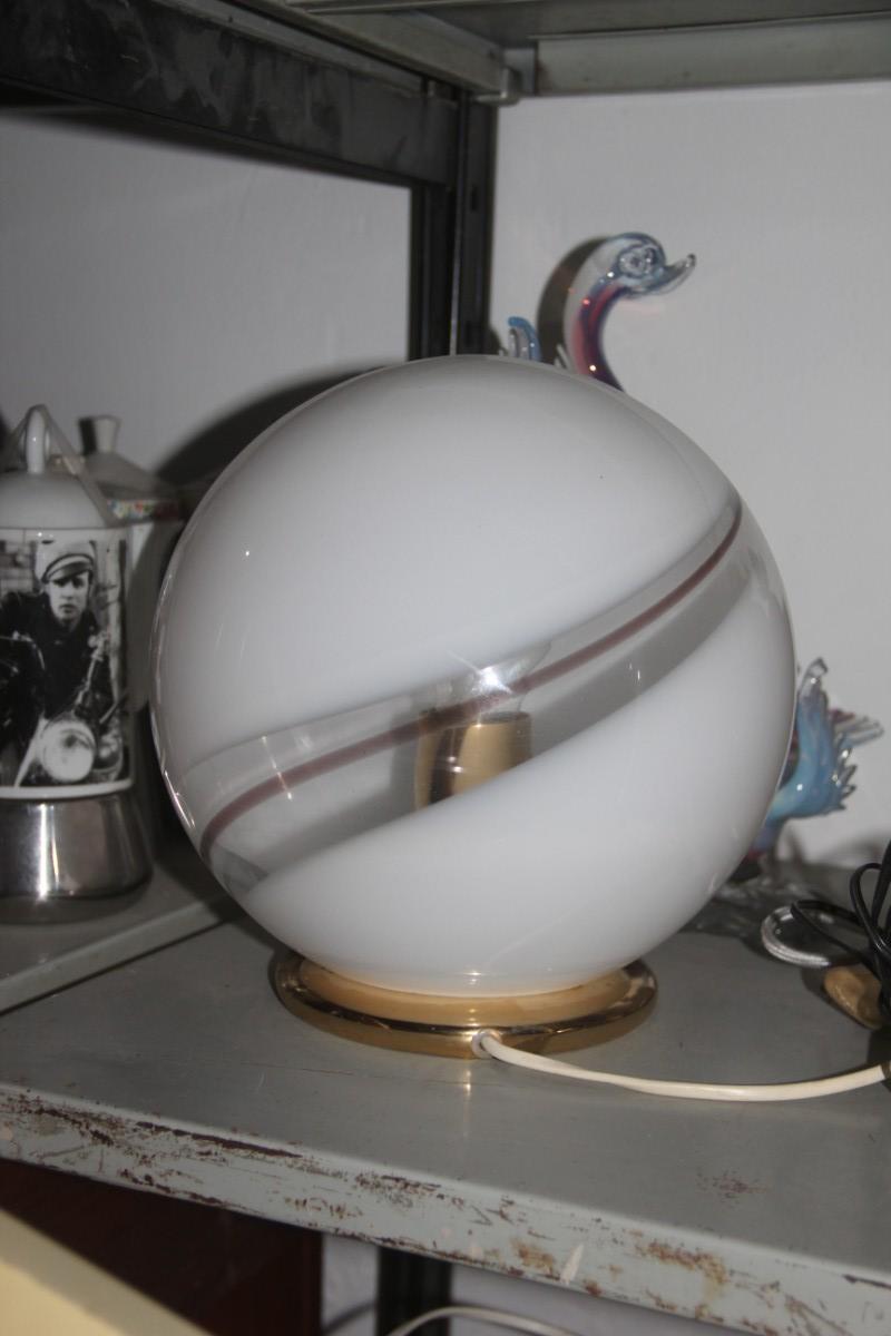Mid-Century Modern Lampe de table VeArt Murano Art Glass en vente