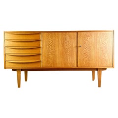 VEB DW Hellerau Sideboard 602 Midcentury Franz Ehrlich Eiche