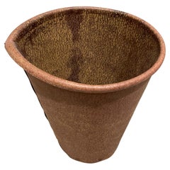 VEB German Bauhaus Waste Basket Compressed Cardboard 1950s Modernism