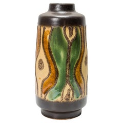Vase en céramique allemande du milieu du siècle dernier de VEB Haldensleben