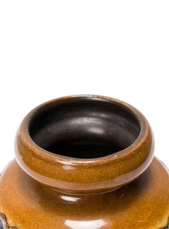 VEB Haldensleben Keramik German Mid-Century Geometric Banded Ceramic Vase