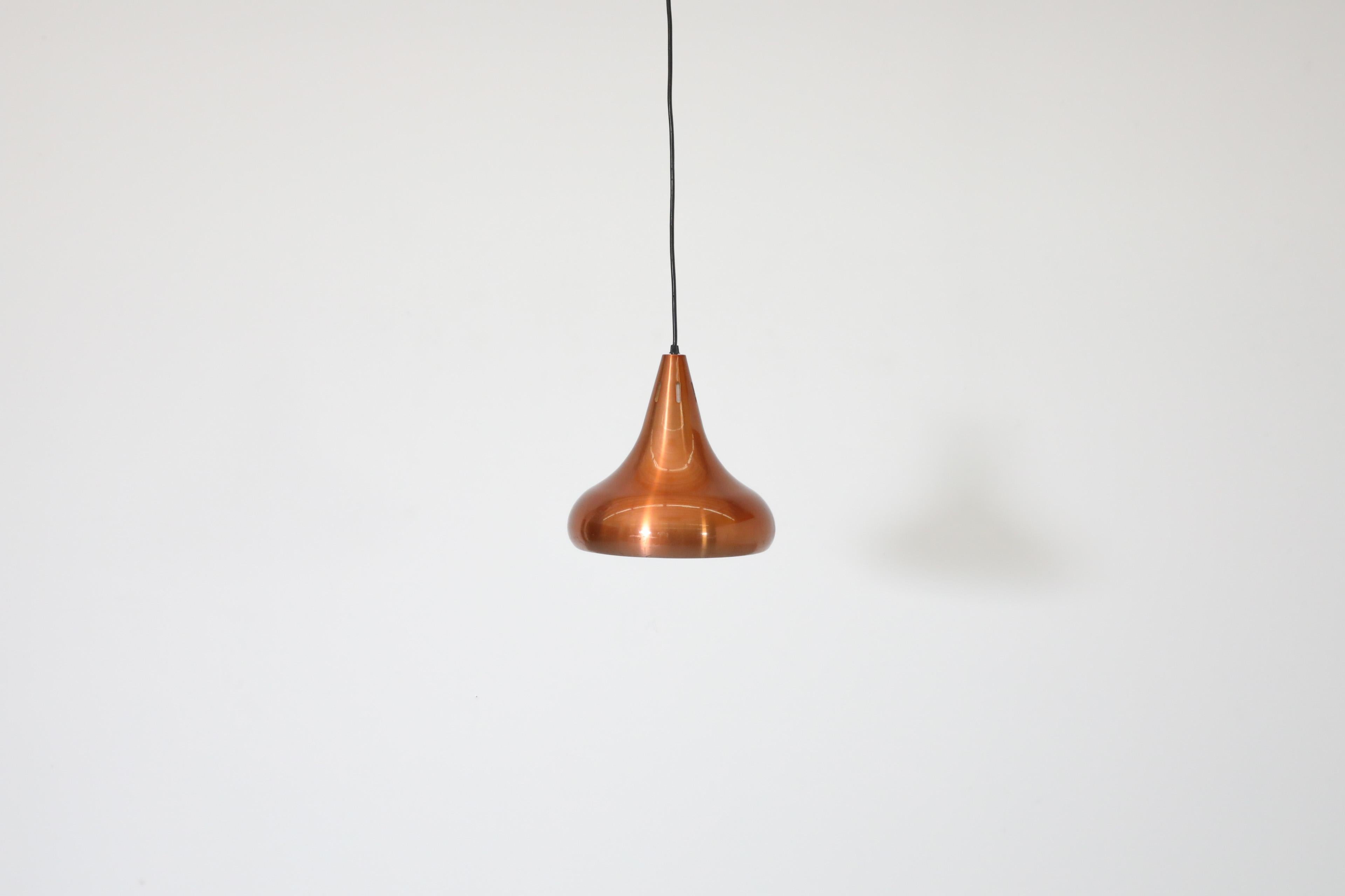 VEB Leuchtenbau  Copper Drop Pendant For Sale 5