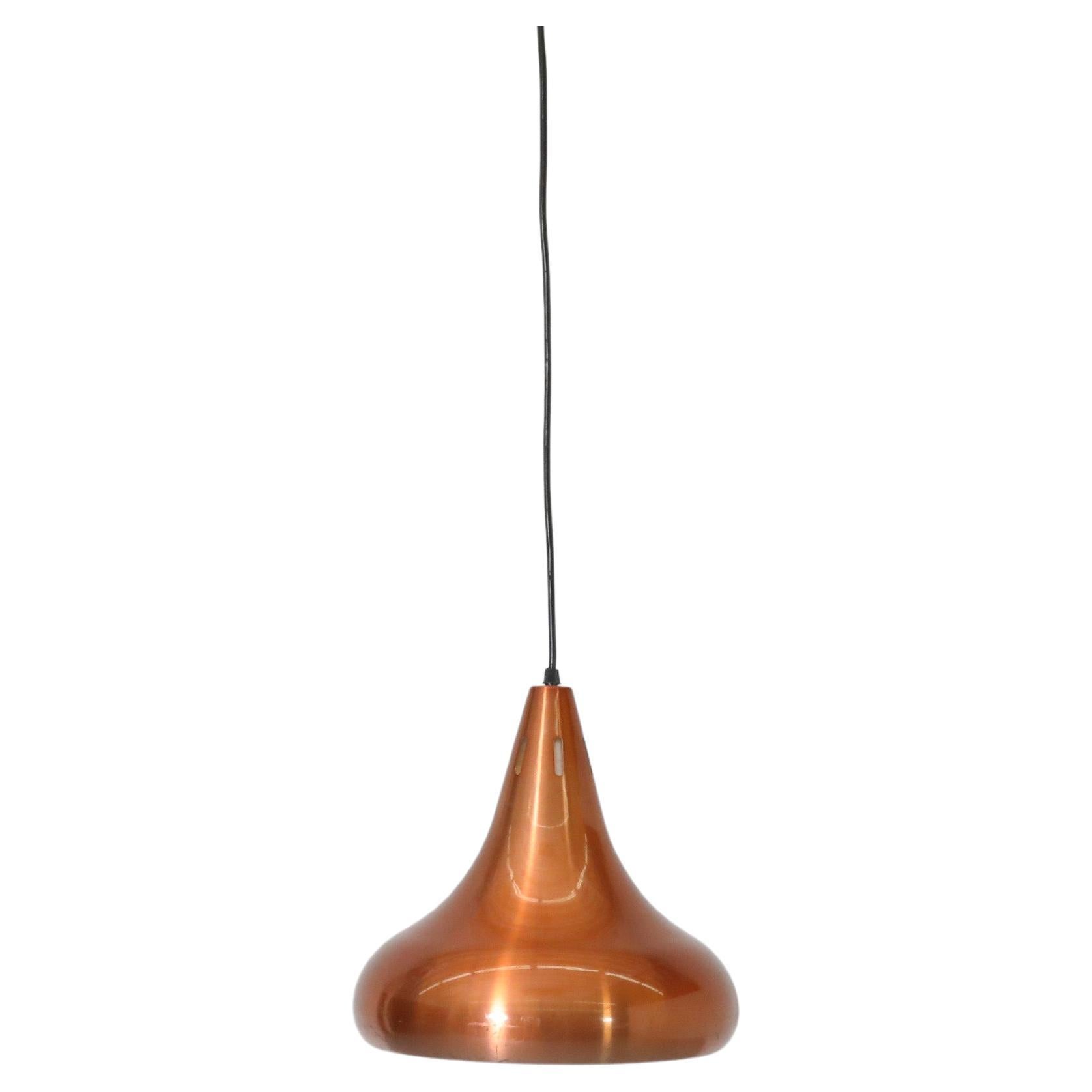 VEB Leuchtenbau  Copper Drop Pendant For Sale
